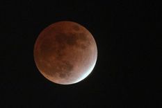 En América Latina, el eclipse tuvo lugar en la madrugada. Foto: GETTY IMAGES