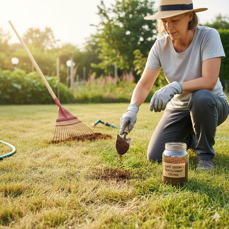 Una idea para tener el césped siempre verde en verano. Fuente. IA Gemini. Una idea para tener el césped siempre verde en verano. Fuente. IA Gemini.