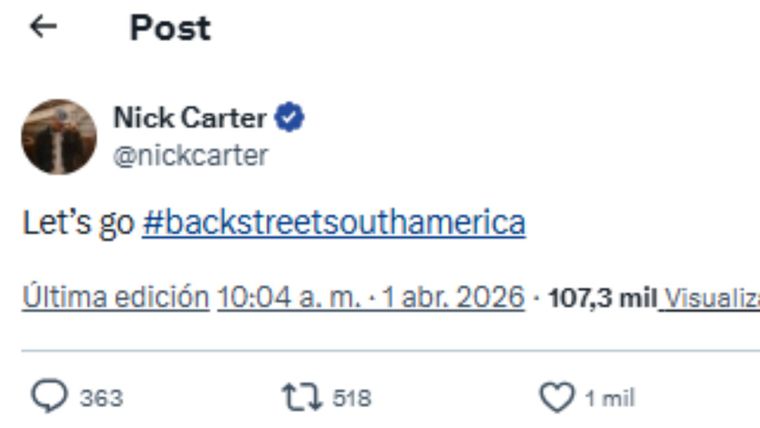 El polémico posteo en X que divide a las fanáticas entre la euforia y la desconfianza total. El polémico posteo en X que divide a las fanáticas entre la euforia y la desconfianza total.