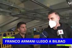 Armani se enteró en el aeropuerto de que River enfrentará a Vélez en los octavos de final de la Copa Libertadores.