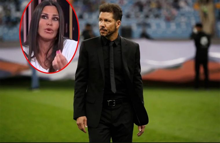 Carolina Baldini y el Cholo Simeone