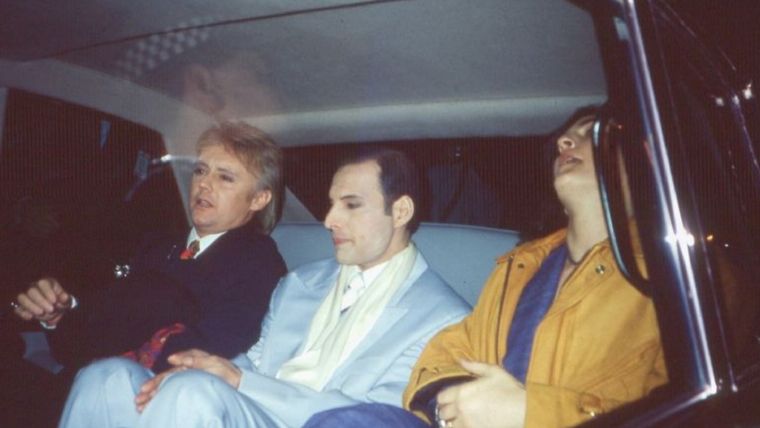 Freddie Mercury, junto a Roger Taylor. Foto: Pilar Tulián