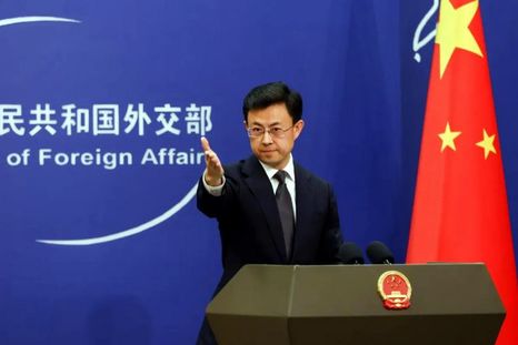 Guo Jiakun, portavoz Ministerio de Exteriores de China, se planta ante Estados Unidos e Israel. Foto Efe Guo Jiakun, portavoz Ministerio de Exteriores de China, se planta ante Estados Unidos e Israel. Foto Efe