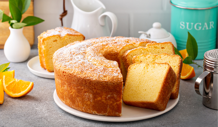 Un delicioso bizcocho de naranja para compartir con tus seres queridos Foto: Shutterstock
