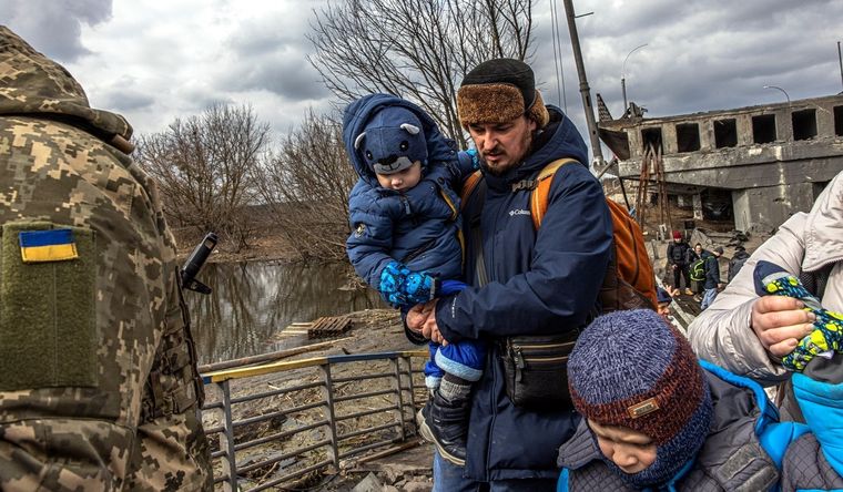 niños ucranianos Los niños ucranianos, víctimas de la guerra. Foto: Efe.