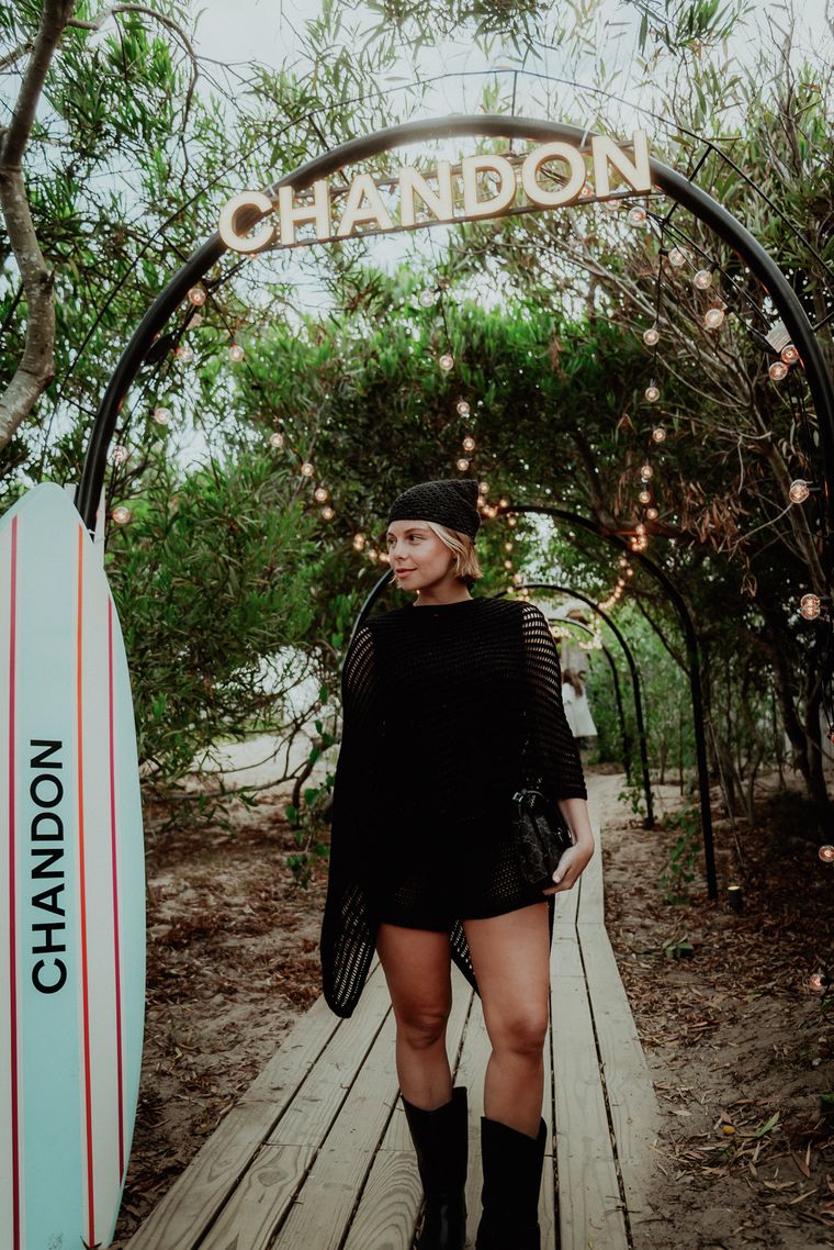 Delfi Kaufmann llegando al ebvento. Delfi Kaufmann llegando al ebvento.