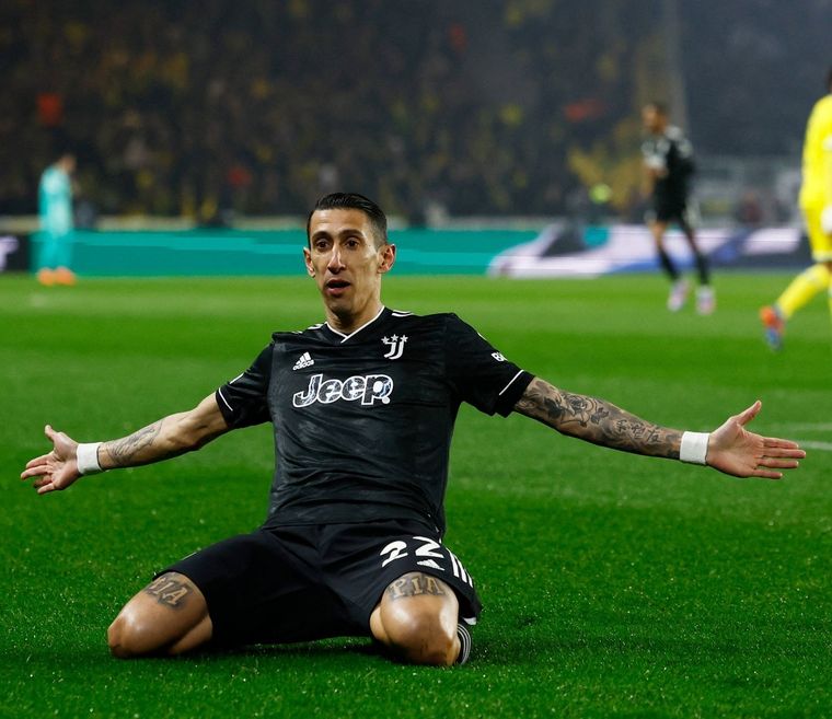 ¡Qué pedazo de crack! Di María marcó un doblete en 15 minutos.