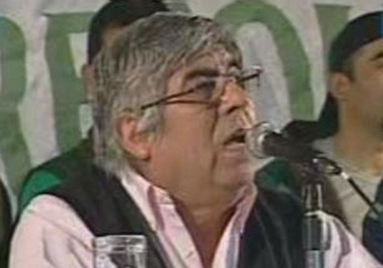 Hugo Moyano, secretario general de la CGT.