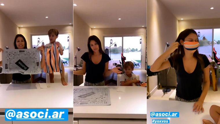 Barbijos made in celebrities argentinas. Foto: Instagram