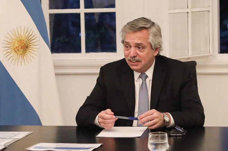 El presidente de la Nación, Alberto Fernández.