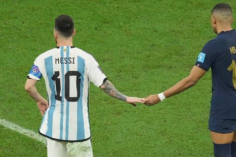 Mbappé y Messi en la final del Mundial. Foto: Instagram: @k.mbappe Mbappé y Messi en la final del Mundial. Foto: Instagram: @k.mbappe