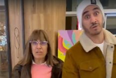 Marta Boiza y Nahuel Bento. Foto: Captura de video.