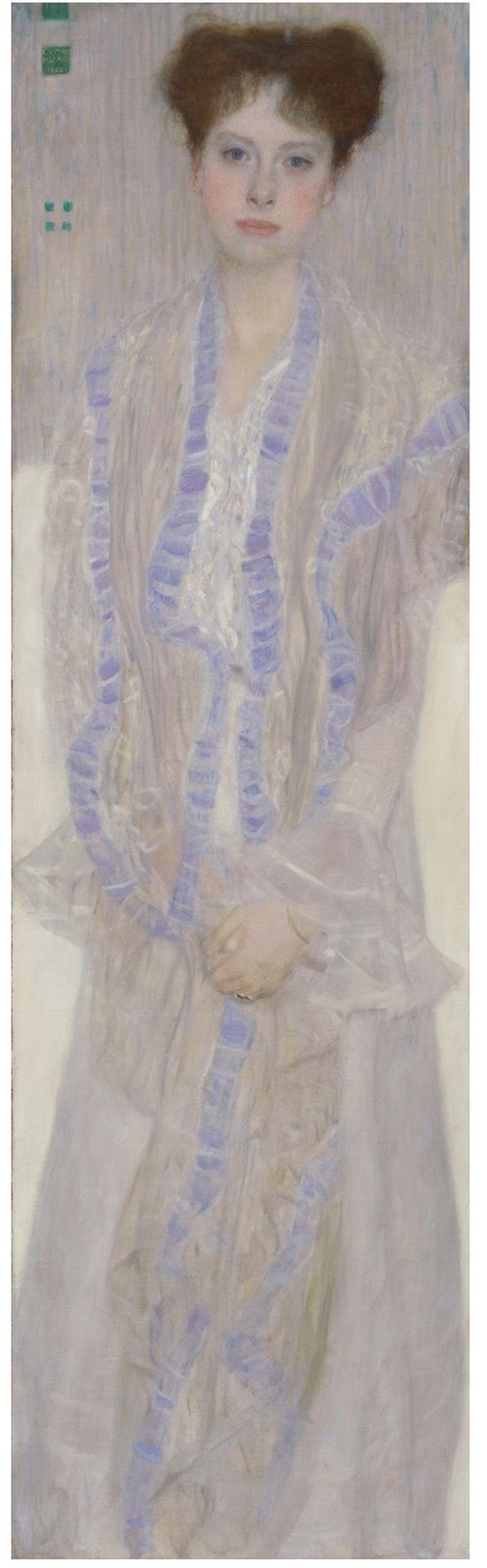 Gustav Klimt, “Retrato de Gertrud Loew”. Gustav Klimt, “Retrato de Gertrud Loew”.