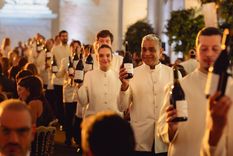 Los vinos argentinos que se lucieron en la gala. Gentileza.