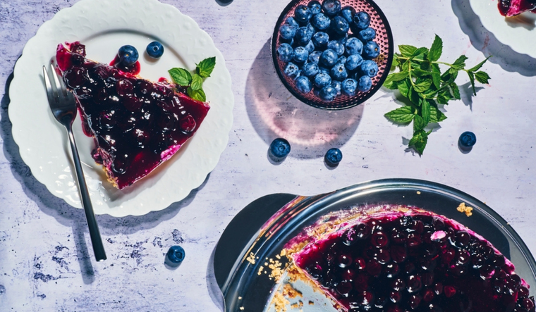 Tarta de queso y arándanos sin complicaciones: ideal para principiantes Foto: Shutterstock