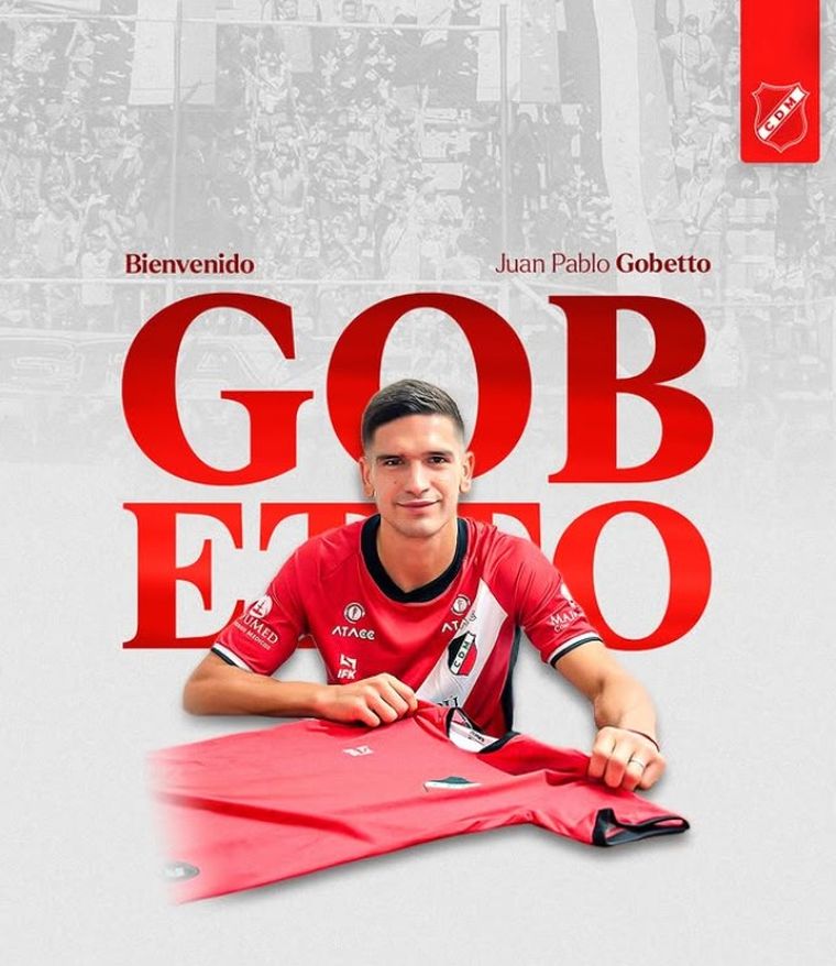 La publicación con la que Maipú anunció la llegada de Gobetto. La publicación con la que Maipú anunció la llegada de Gobetto. 