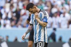 Messi y los jugadores de la Selección argentina recibieron la vista de sus familias. Foto: EFE