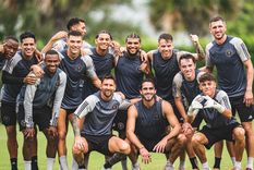 El rosarino tuvo un gran gesto con su compañero de equipo. Foto: Inter Miami