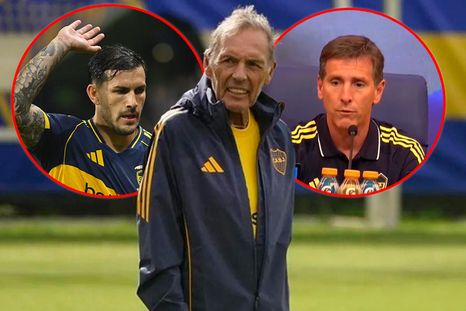 Paredes y Úbeda le dedicaron la victoria de Boca a Russo. Paredes y Úbeda le dedicaron la victoria de Boca a Russo.