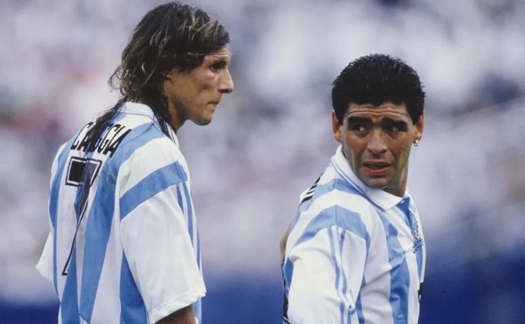 Claudio Caniggia reveló su reacción al enterarse de la muerte de Diego Maradona. Foto: Archivo
