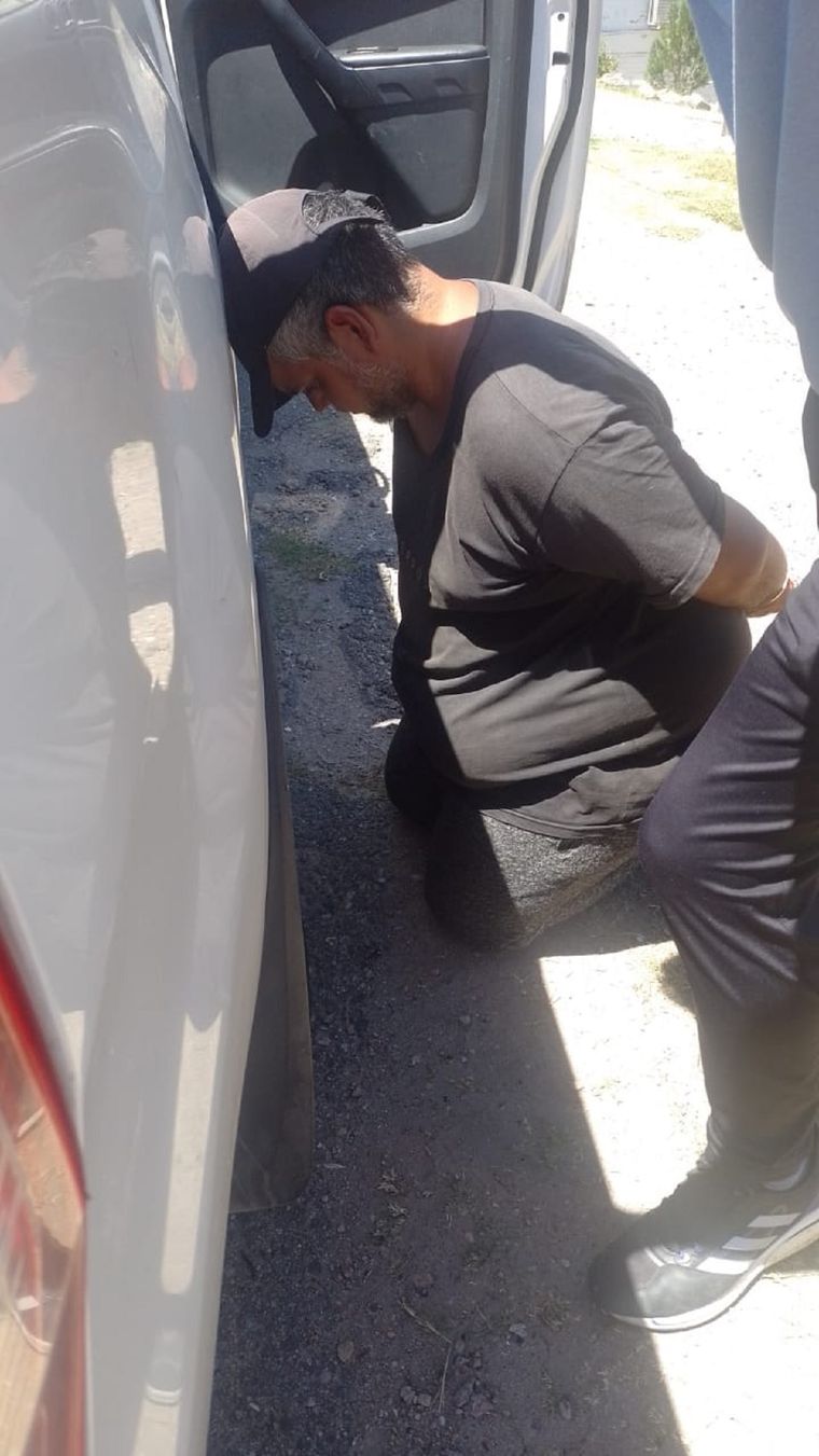 El acusado por el femicidio fue arrestado este martes Foto: Ministerio de Seguridad