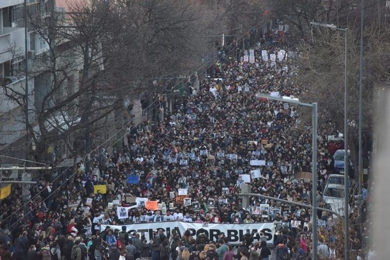 La movilización en las calles de la Ciudad de Córdoba. Foto: Facundo Luque