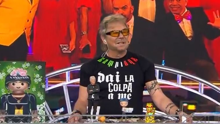 Un repaso por los mejores momentos de la historia del programa conmovió a todo el equipo. Foto: captura de pantalla El Nueve.