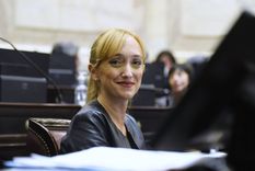 La senadora durante el debate por la reforma del Consejo de la Magistratura Foto: Twitter @anabelfsagasti La senadora durante el debate por la reforma del Consejo de la Magistratura Foto: Twitter @anabelfsagasti