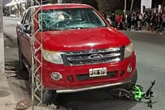 La camioneta con la que embistieron a un niño de 5 años.