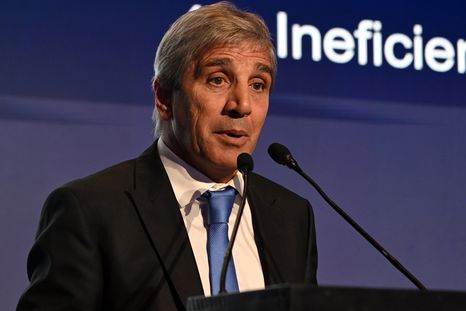 El ministro de Economía, Luis Caputo. El ministro de Economía, Luis Caputo.