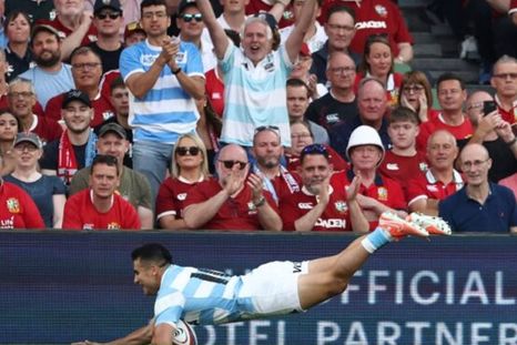 Los Pumas celebraron un histórico triunfo. Los Pumas celebraron un histórico triunfo.