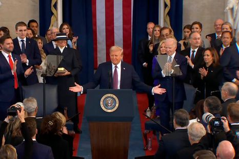 Tras asumir como el 47° presidente electo de los Estados Unidos, Donald Trump dio indicios de cómo será su relación con los países latinoamericanos. Foto: NA