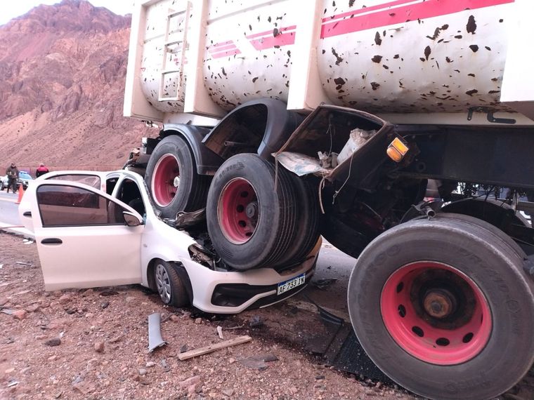 Identificaron a las víctimas fatales del siniestro en alta montaña y quedó aprehendido un camionero Foto: Ministerio de Seguridad de Mendoza
