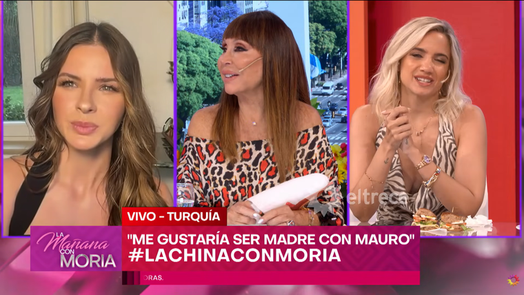 La China Suárez confirmó que desea ser madre con Mauro Icardi. La China Suárez confirmó que desea ser madre con Mauro Icardi. 