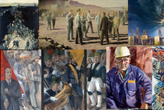 Estas pinturas se realizaron mientras la minera extraía en secreto uranio para las bombas atómicas soviéticas. Hacé scroll y no te las pierdas. Foto: Foto: Cortesía de Wismut GmbH/DIK/A Kämper y The Guardian