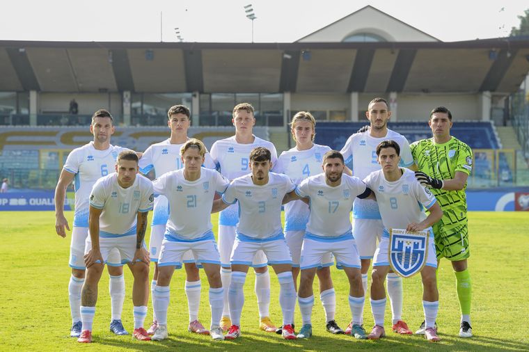 La selección de San Marino necesita perder por goleada para . Foto: @FSGC_official.