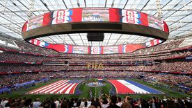 Estados Unidos y Paraguay se enfrentan en el SoFi Stadium de Los Angeles. Estados Unidos y Paraguay se enfrentan en el SoFi Stadium de Los Angeles.