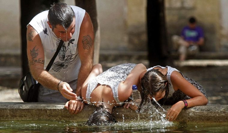 ola de calor En España, los calores son particularmente intensos. Foto: Efe.