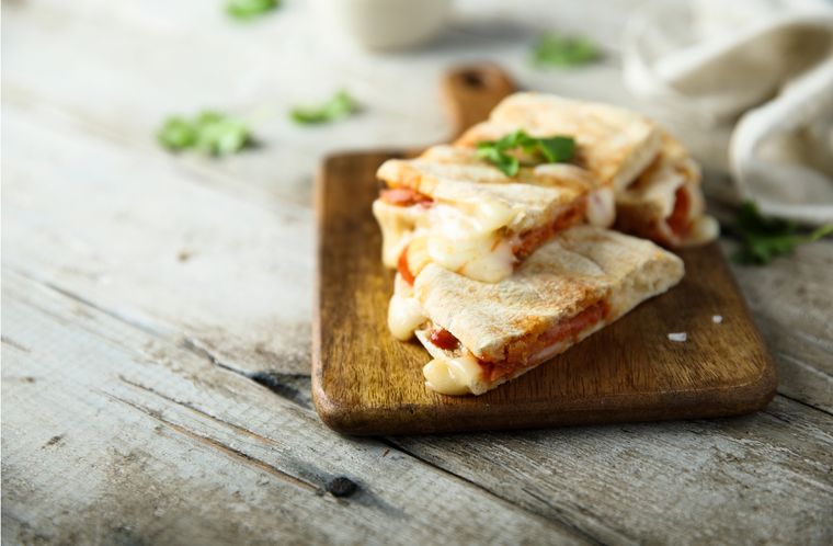 Quesadillas con chorizo Una receta exquisita para hacer en pocos minutos Foto: Shutterstock