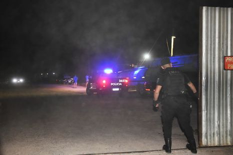 El lugar del hecho, minutos después Foto: Maximiliano Ríos/MDZ