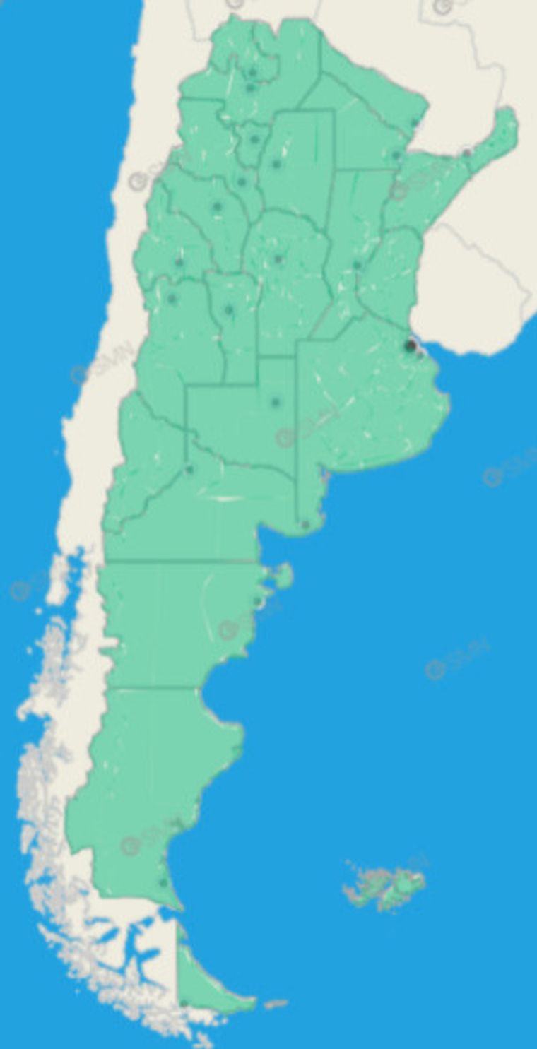 El SMN no emitió alertas para este miércoles 6 de agosto. El SMN no emitió alertas para este miércoles 6 de agosto.