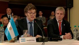 Javier Milei y Luis Caputo prorrogaron la intervención de la Casa de Moneda por 120 días. Foto: NA