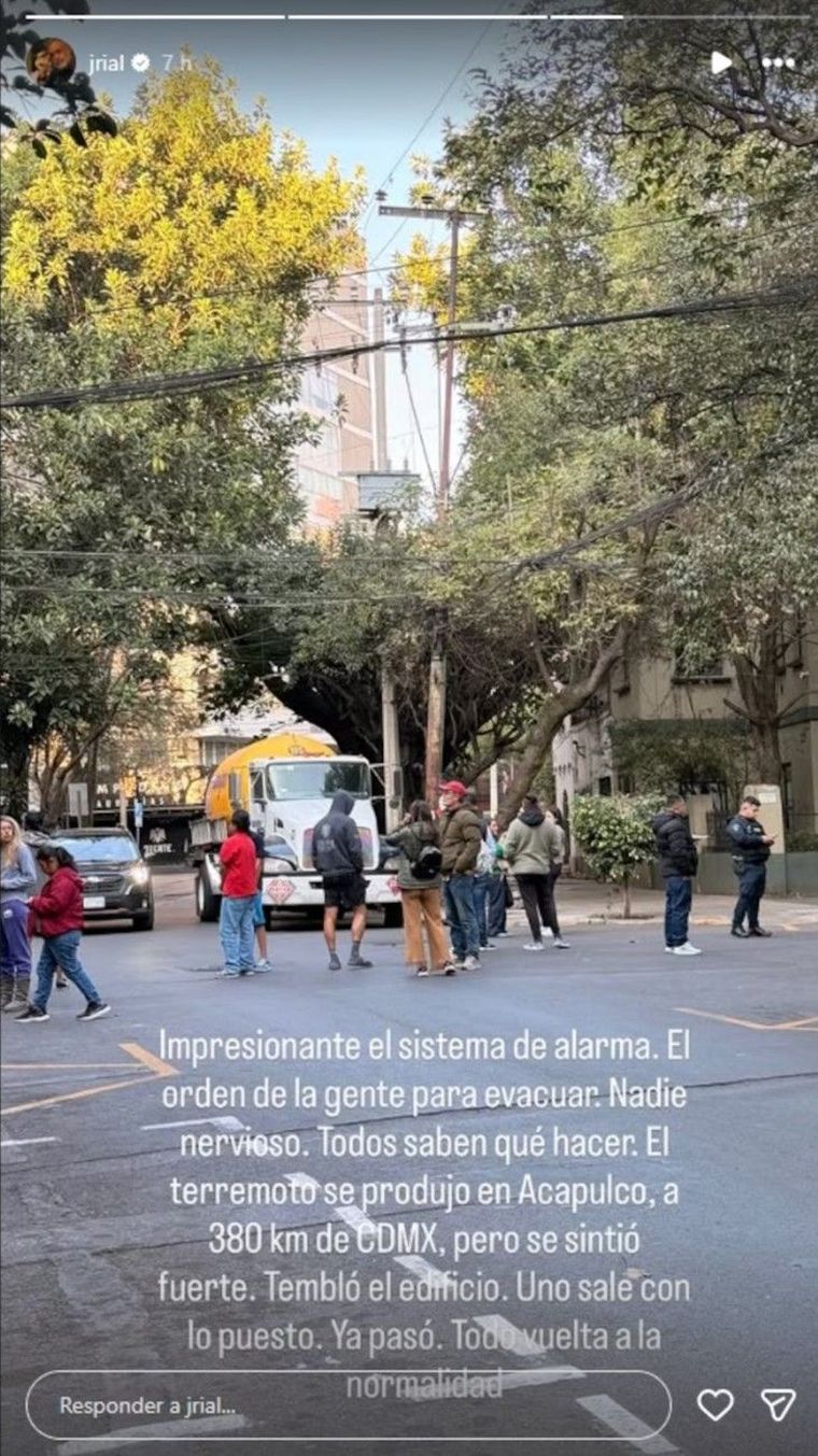 Jorge Rial destac&oacute; la organizaci&oacute;n del pueblo mexicano ante un terremoto.