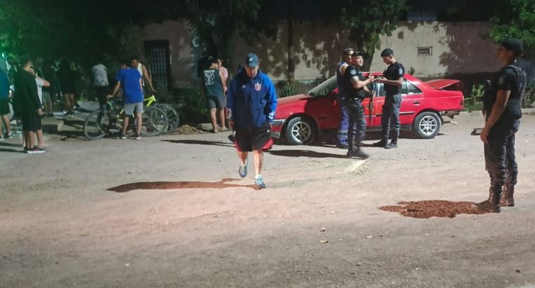 El menor fue trasladado al hospital tras el impacto.