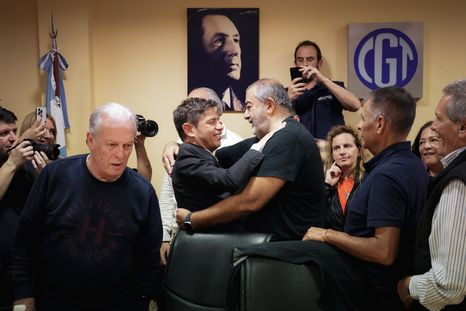 Kicillof avanza en la alianza con la CGT. Foto: NA