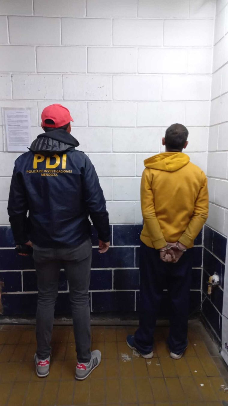 El acusado, a minutos de ser detenido Foto: Ministerio de Seguridad