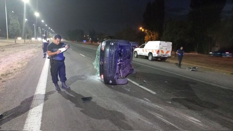 Así quedó el vehículo