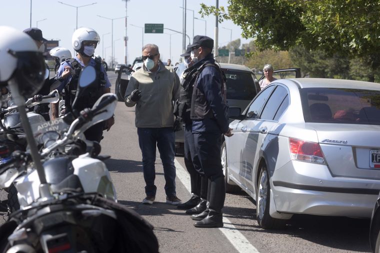Controles de circulación: se intensifican desde hoy. Foto: Gobierno de Mendoza