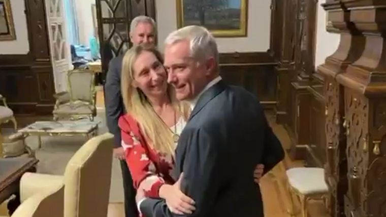 José Antonio Kast y Karina Milei.