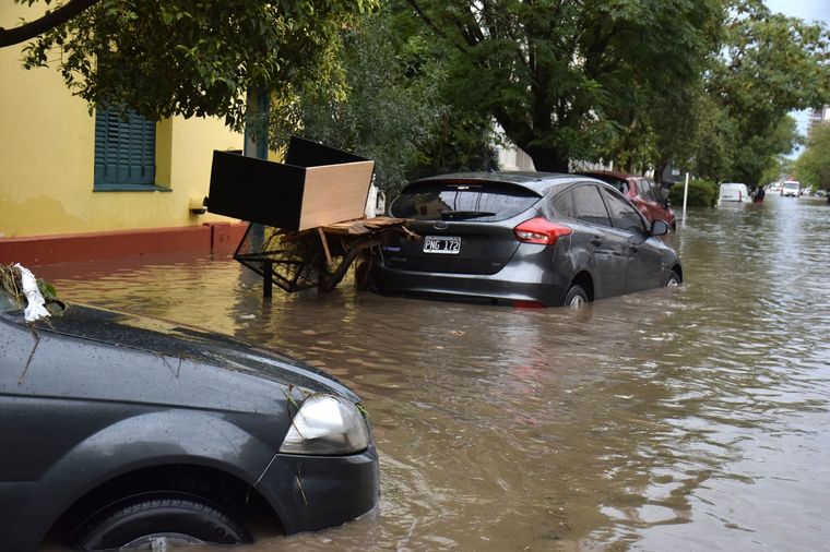 El temporal en Bahía Blanca, una verdadera catástrofe Foto: Noticias Argentinas